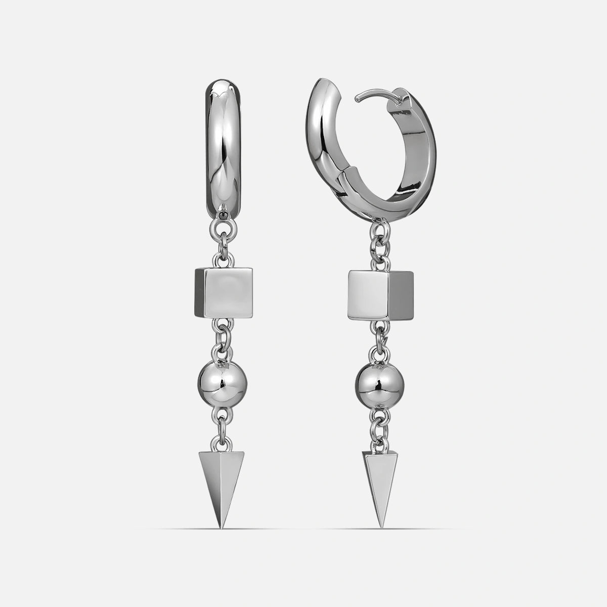 GEOMETRIC DROP EARRINGS