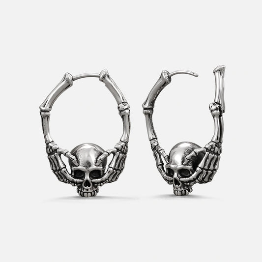 BONEGRIP SKULL EARRINGS
