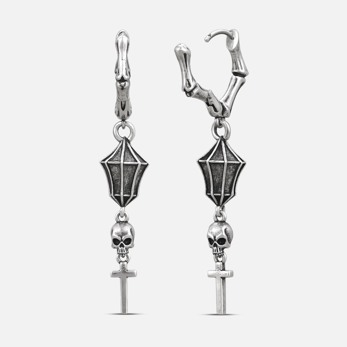 SKULL LANTERN EARRINGS