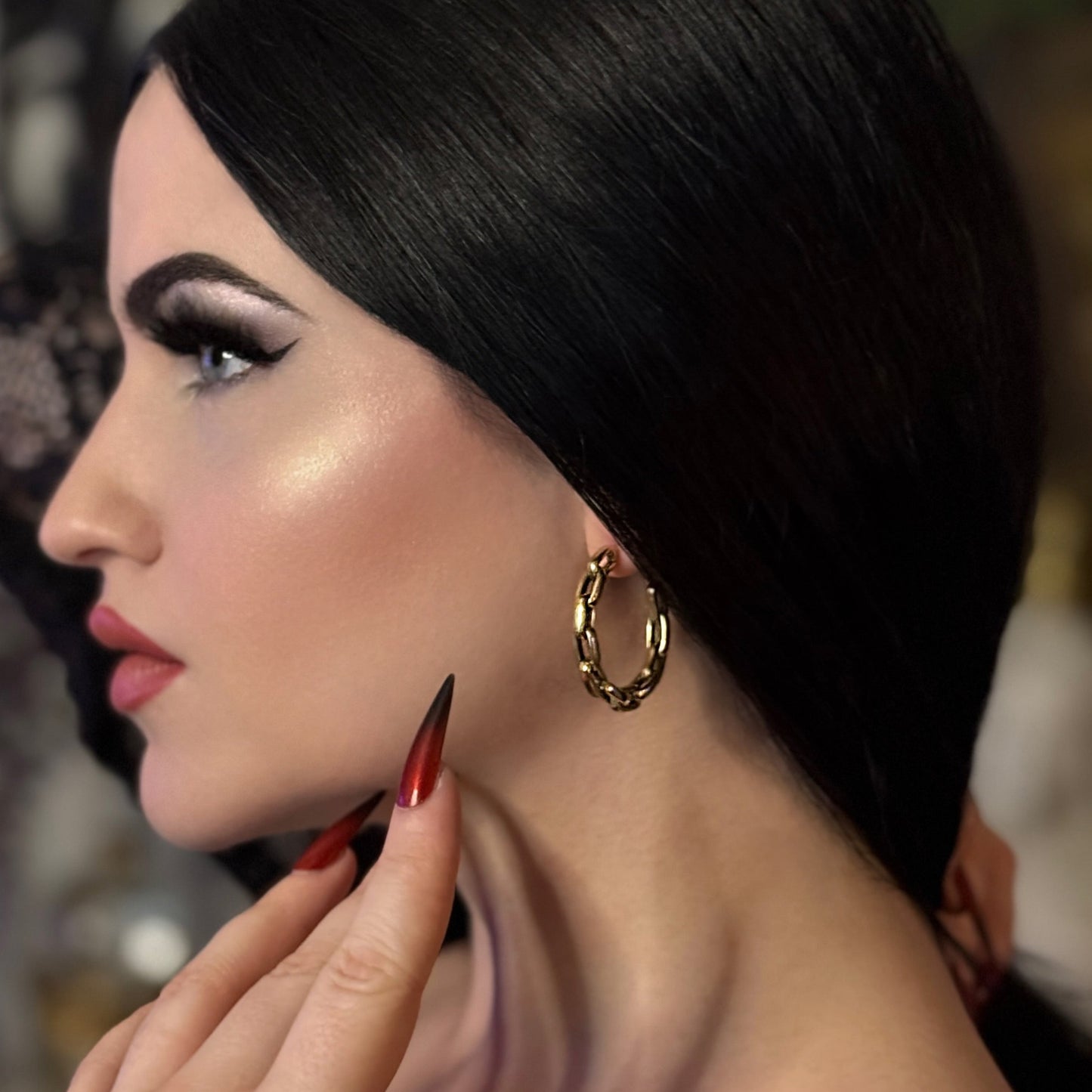 INDUSTRIAL LINK EARRINGS