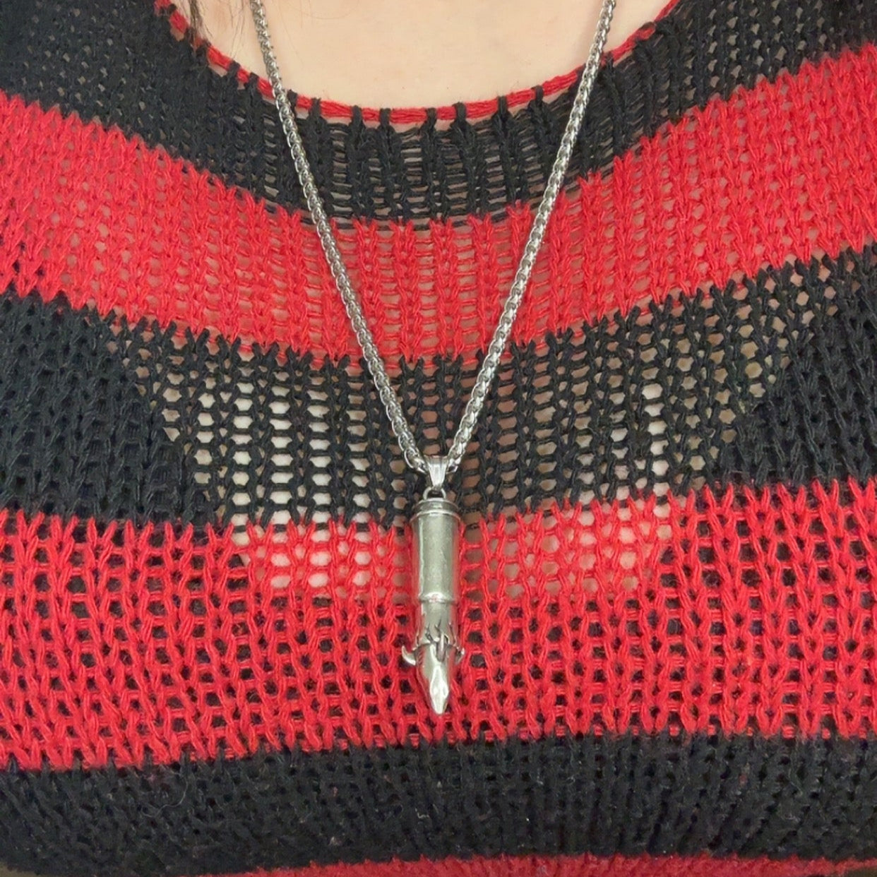 BULLET PENDANT NECKLACE