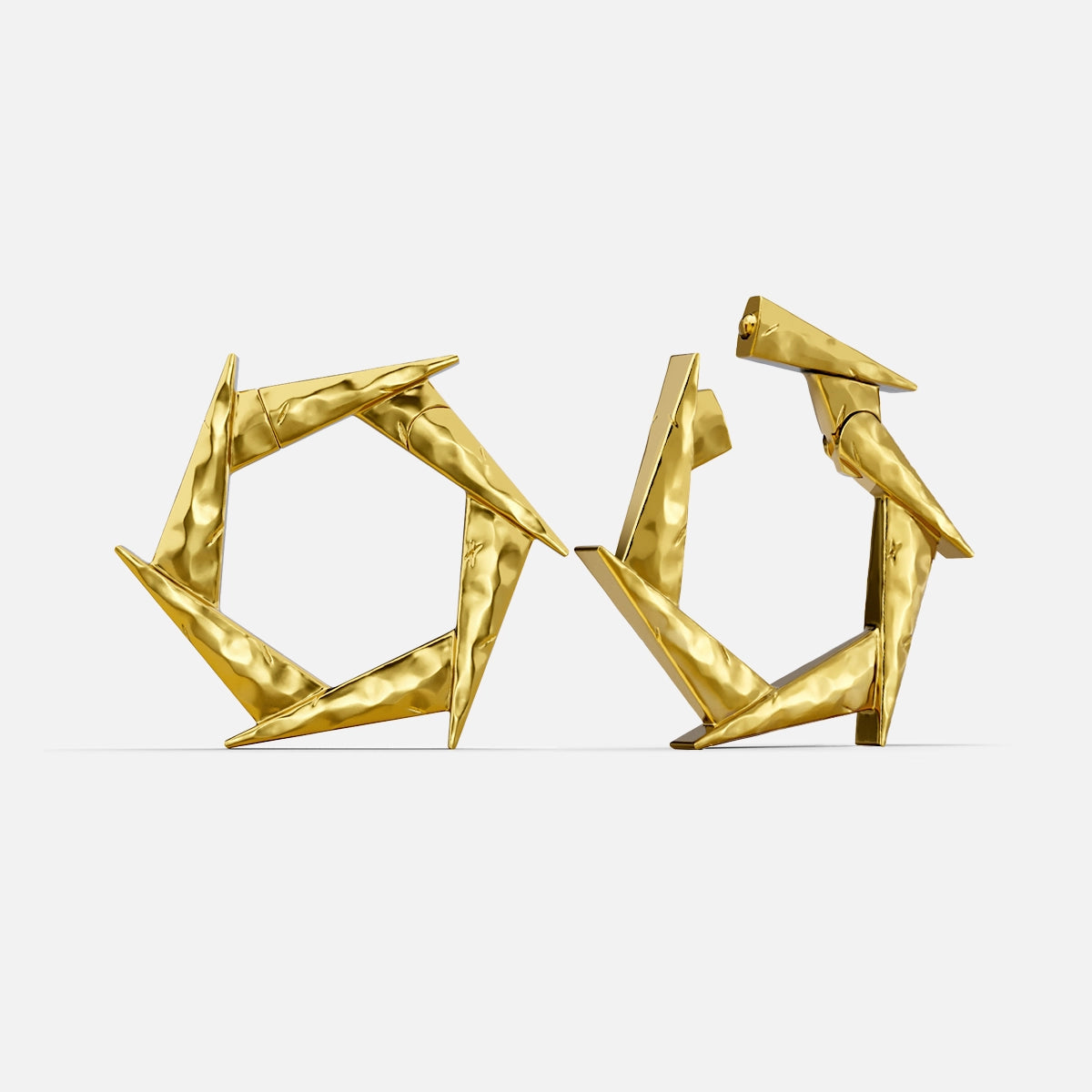 Windmühlen-Origami-Ohrgewichte