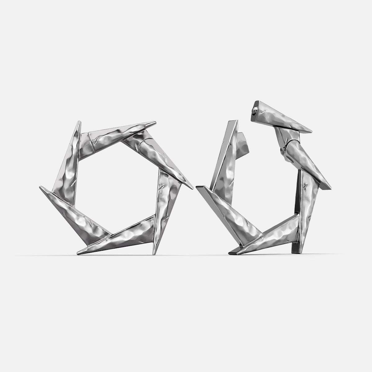 Windmühlen-Origami-Ohrgewichte