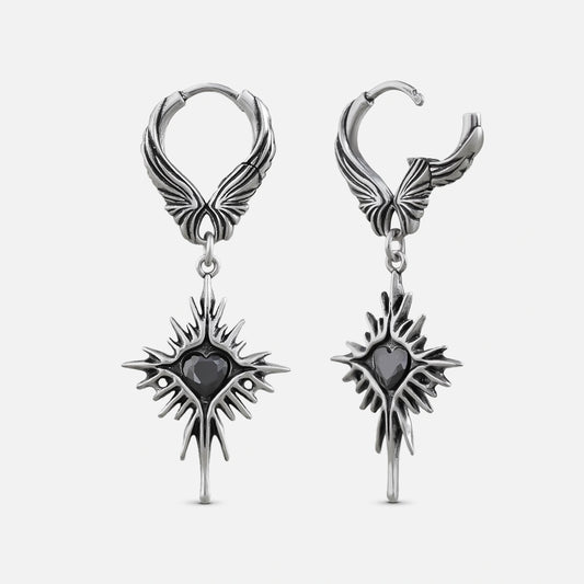 WINGED HEARTBURST EARRINGS