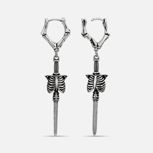 RIBCAGE BLADE EARRINGS