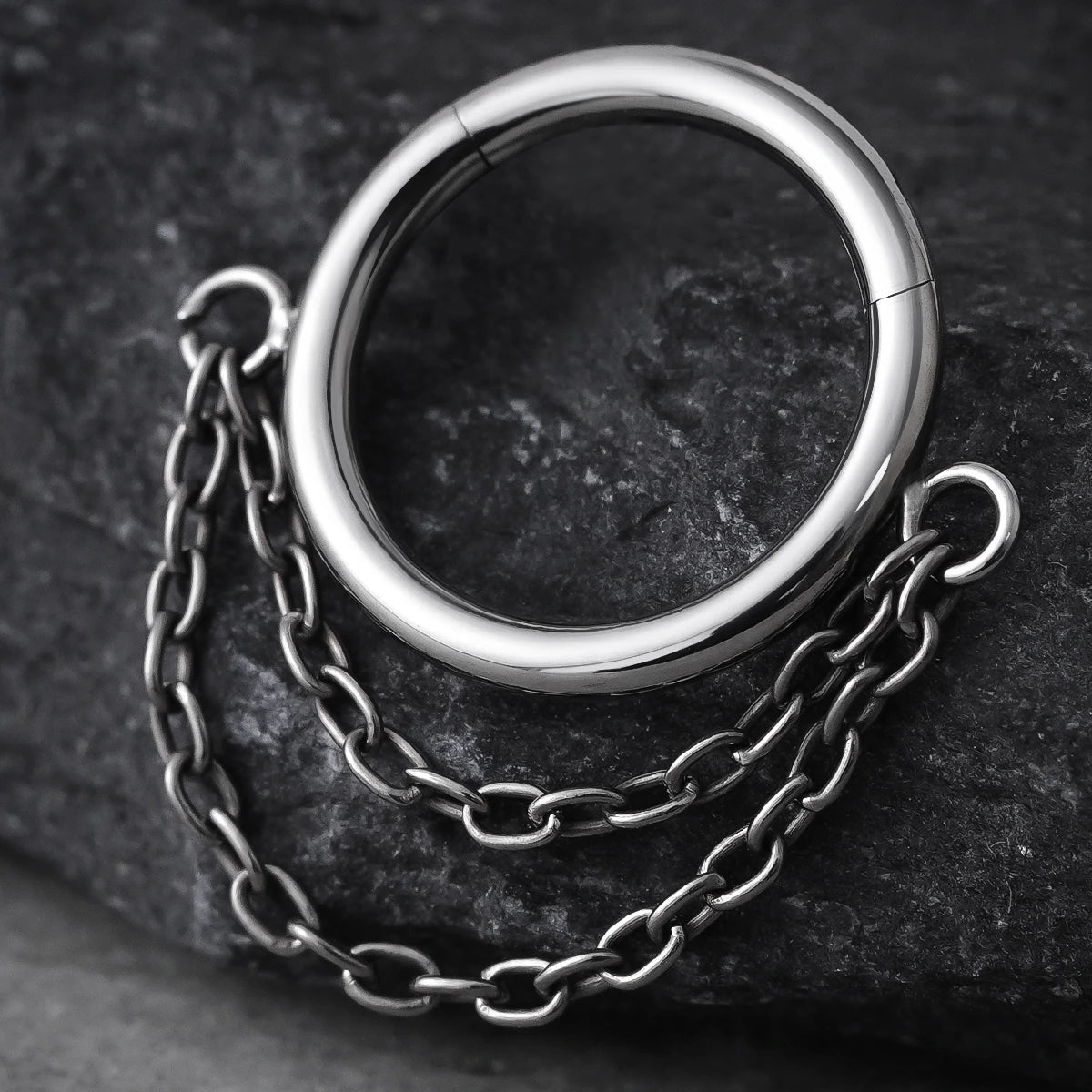 CHAIN HARMONY TITANIUM SEPTUM CLICKER