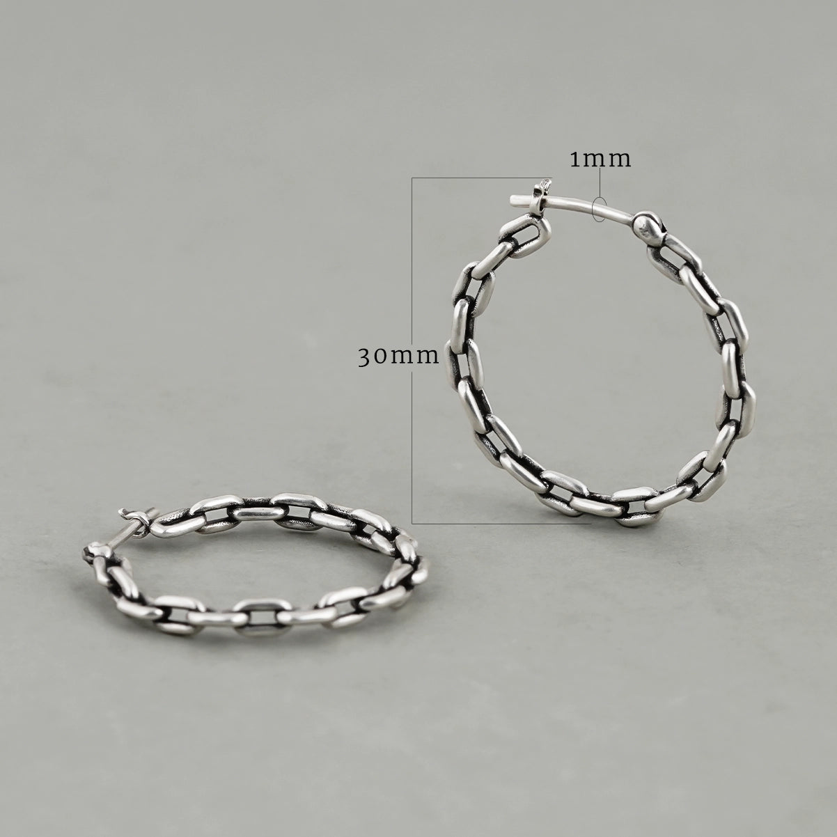 INDUSTRIAL CHAIN EARRINGS