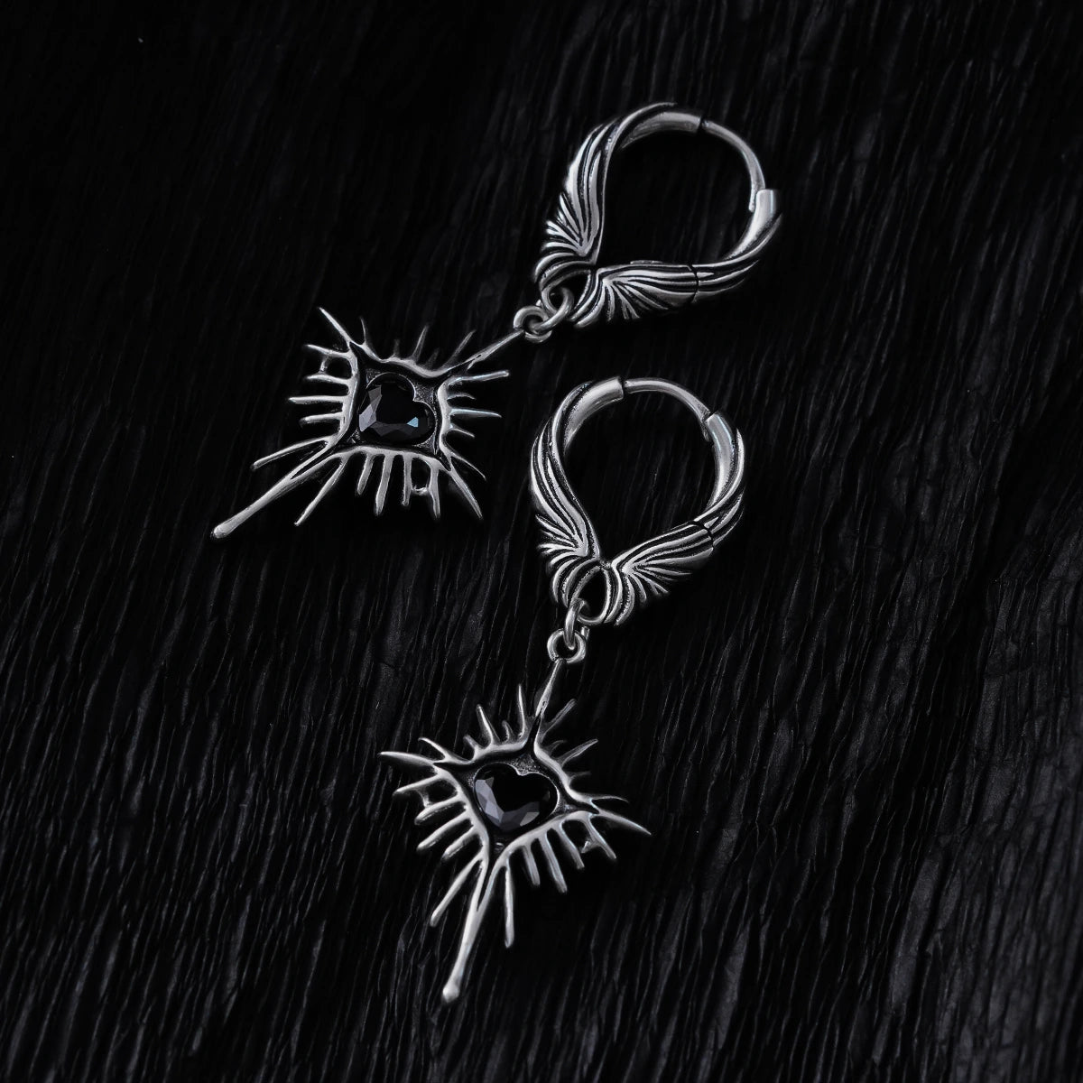 WINGED HEARTBURST EARRINGS