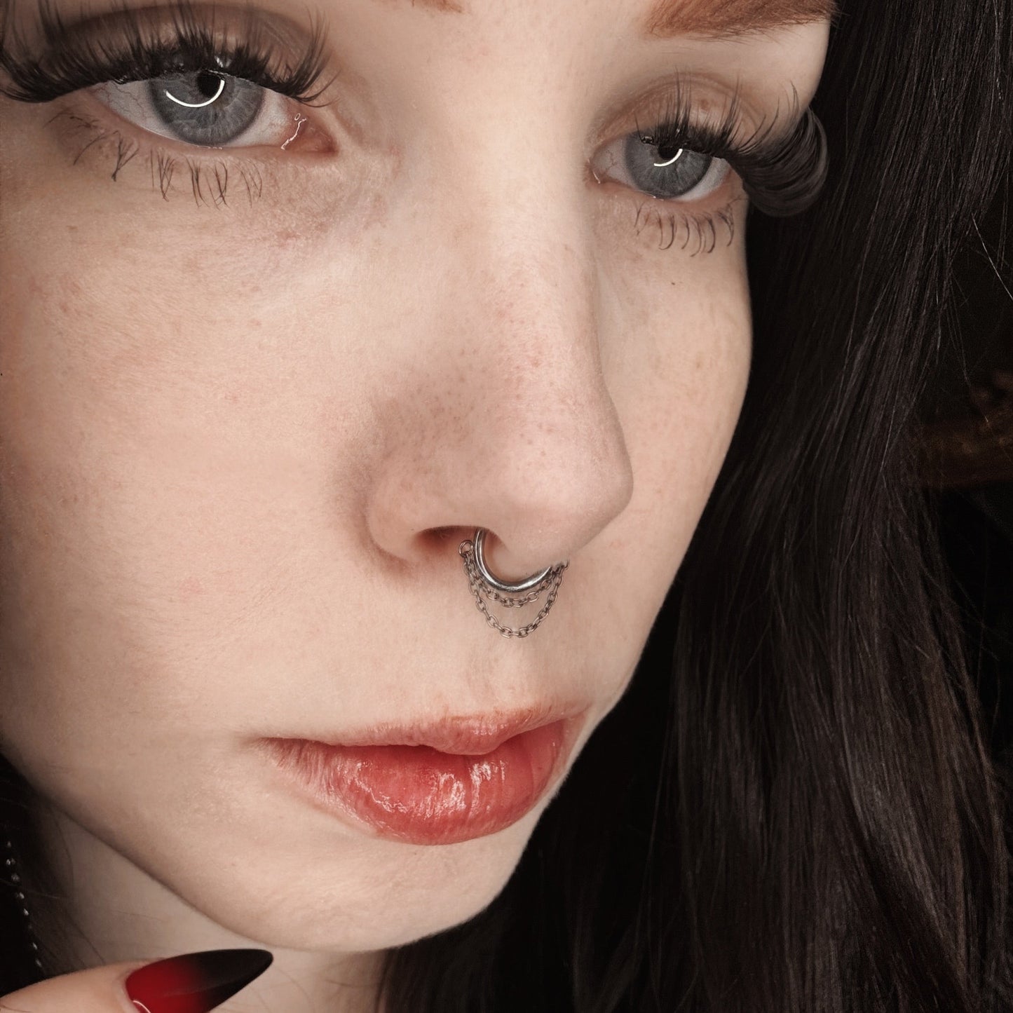 CHAIN HARMONY TITANIUM SEPTUM CLICKER