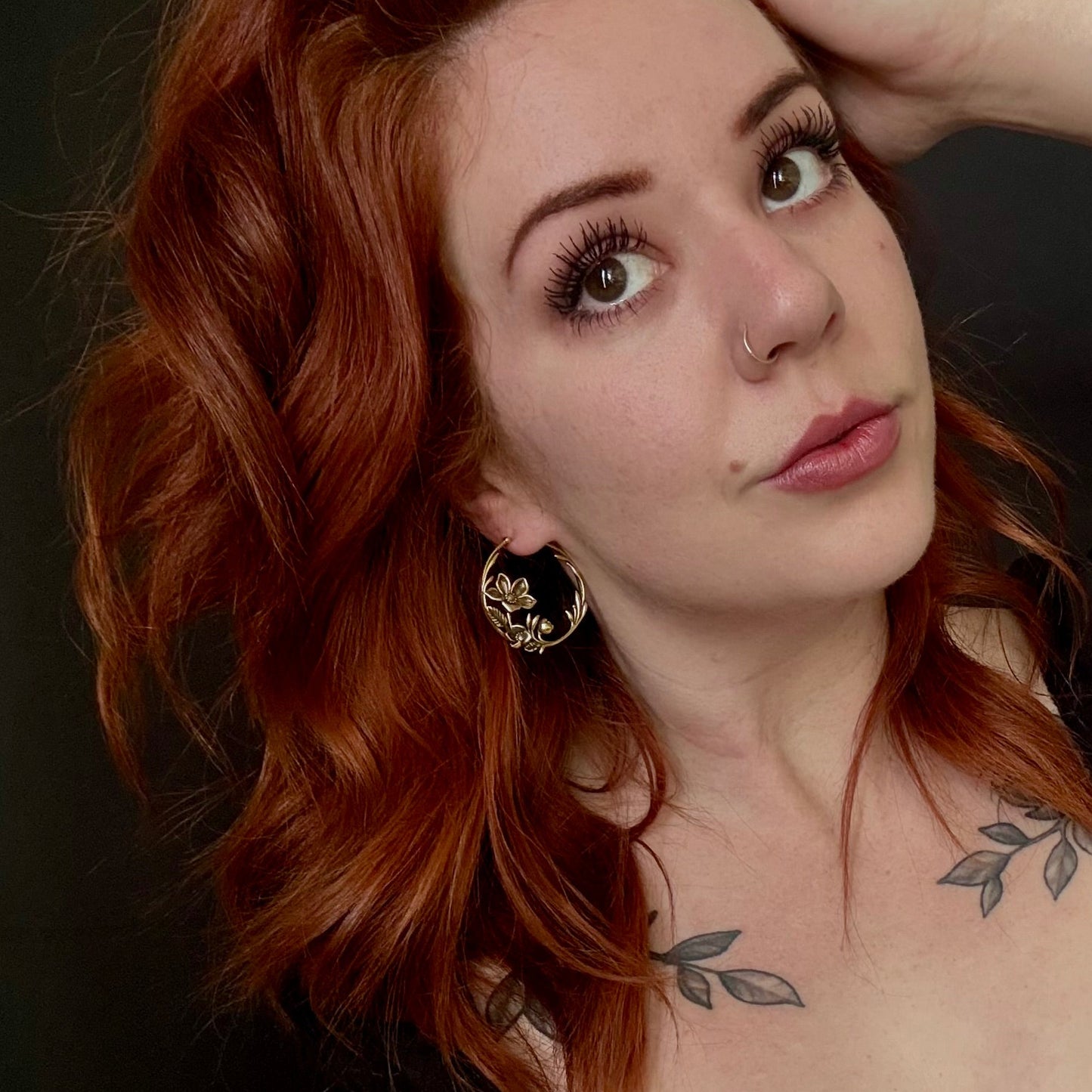 BLOSSOMING VINE EARRINGS