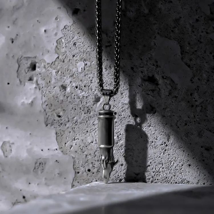 BULLET PENDANT NECKLACE