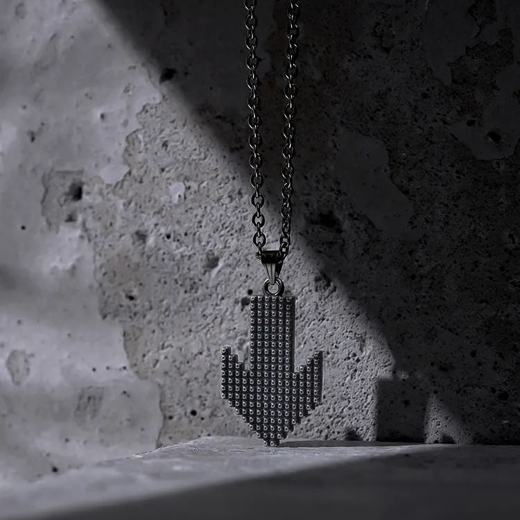PIXEL DOWN ARROW NECKLACES