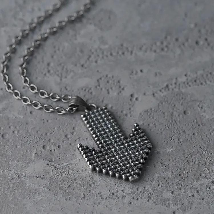 PIXEL DOWN ARROW NECKLACES