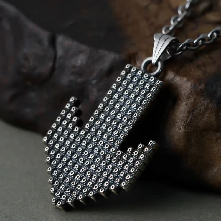 PIXEL DOWN ARROW NECKLACES