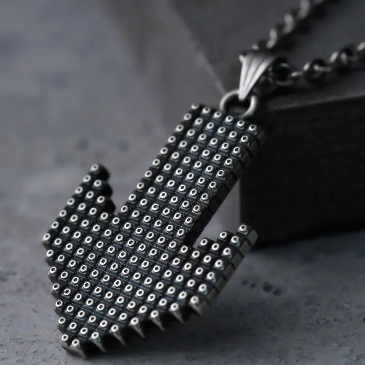 PIXEL DOWN ARROW NECKLACES