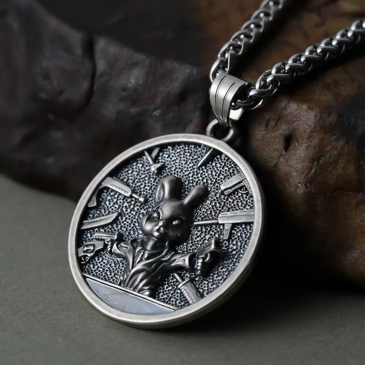 RESILIENT WARRIOR RABBIT NECKLACE