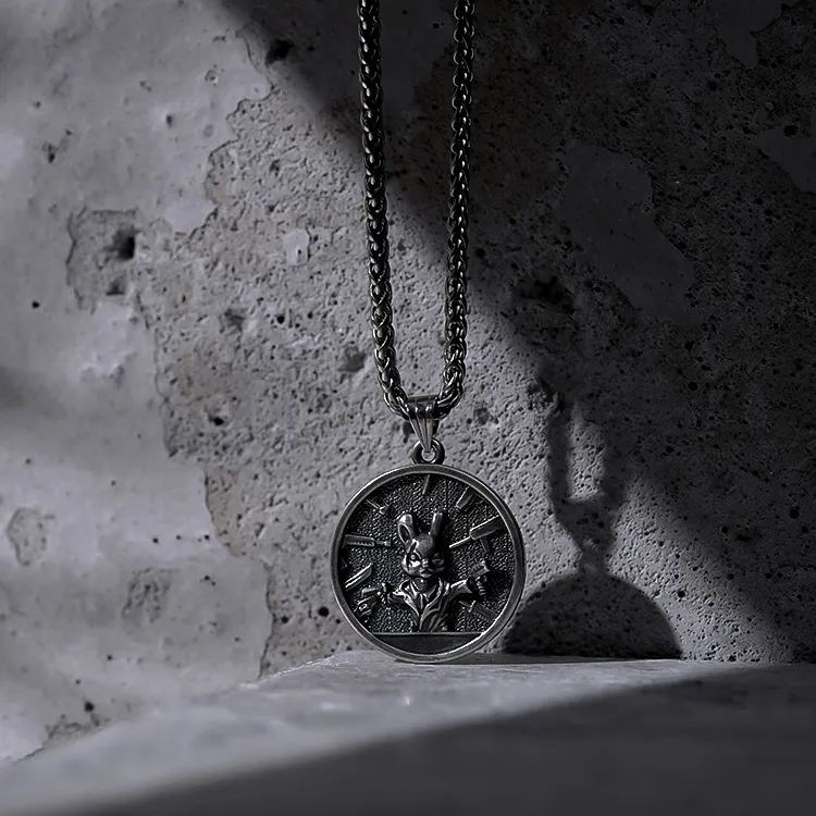 RESILIENT WARRIOR RABBIT NECKLACE
