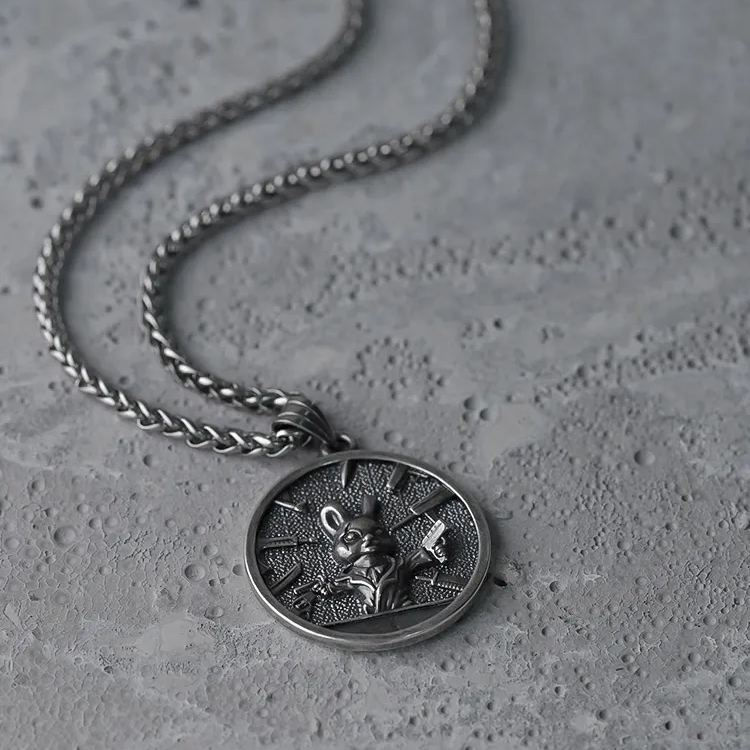 RESILIENT WARRIOR RABBIT NECKLACE
