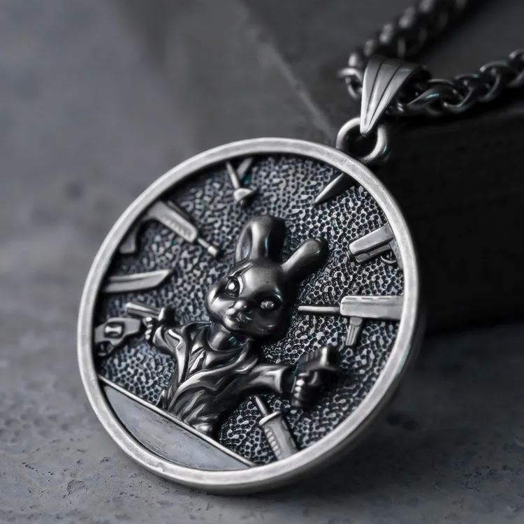 RESILIENT WARRIOR RABBIT NECKLACE