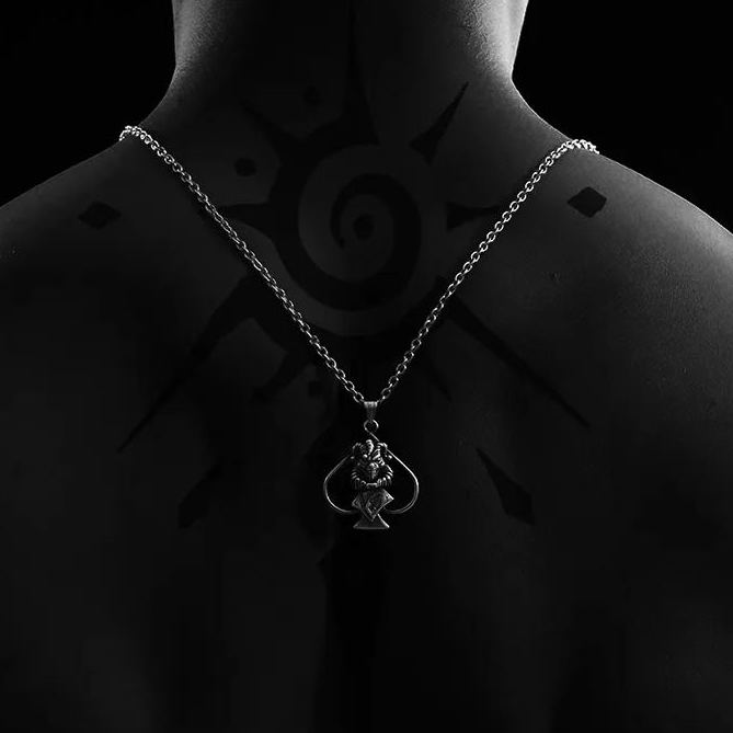 ADVENTURE JOKER SPADE NECKLACE