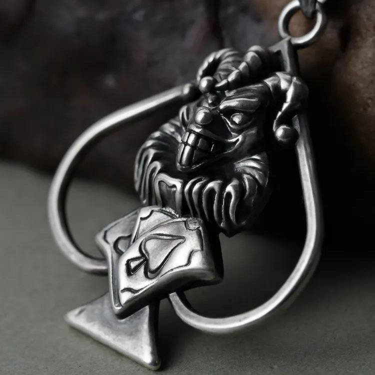 ADVENTURE JOKER SPADE NECKLACE