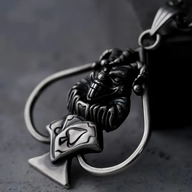 ADVENTURE JOKER SPADE NECKLACE