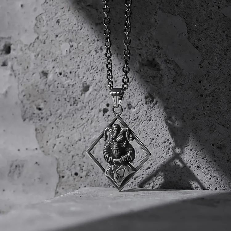 PLAYFUL JOKER DIAMOND NECKLACE