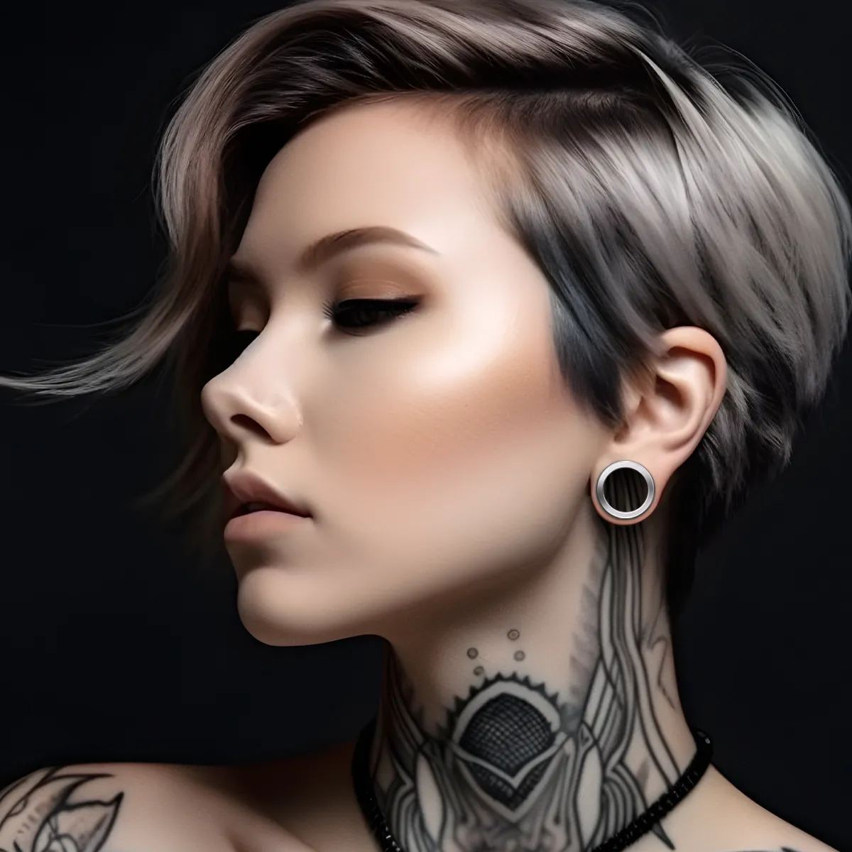 MINIMALIST CIRCLE TITANIUM TUNNELS