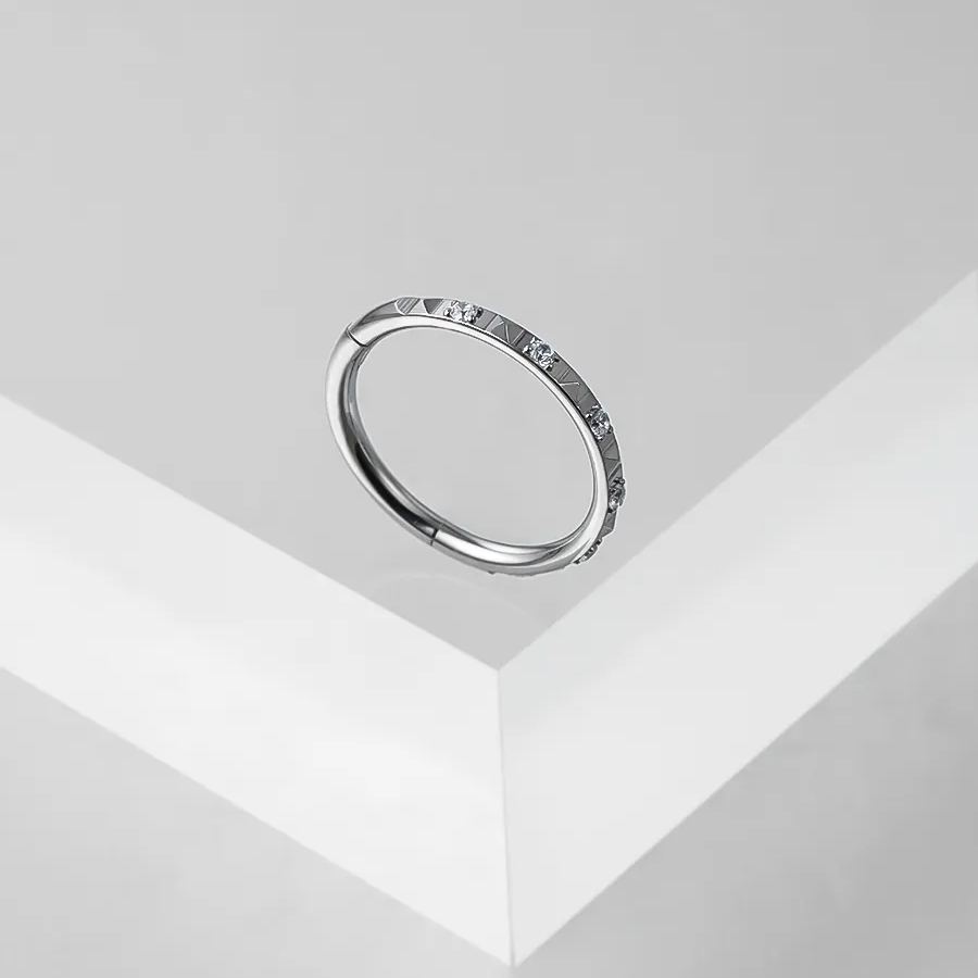 GEOMETRIC HARMONY TITANIUM SEPTUM CLICKER