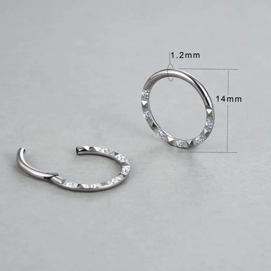 PRISMATIC HARMONY TITANIUM SEPTUM CLICKER