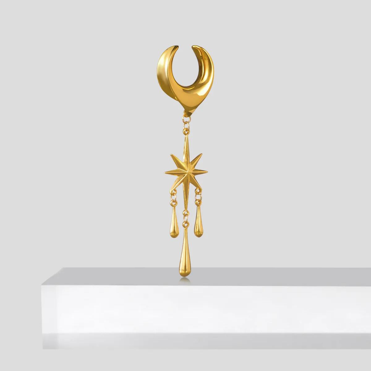 CRESCENT STAR DANGLES