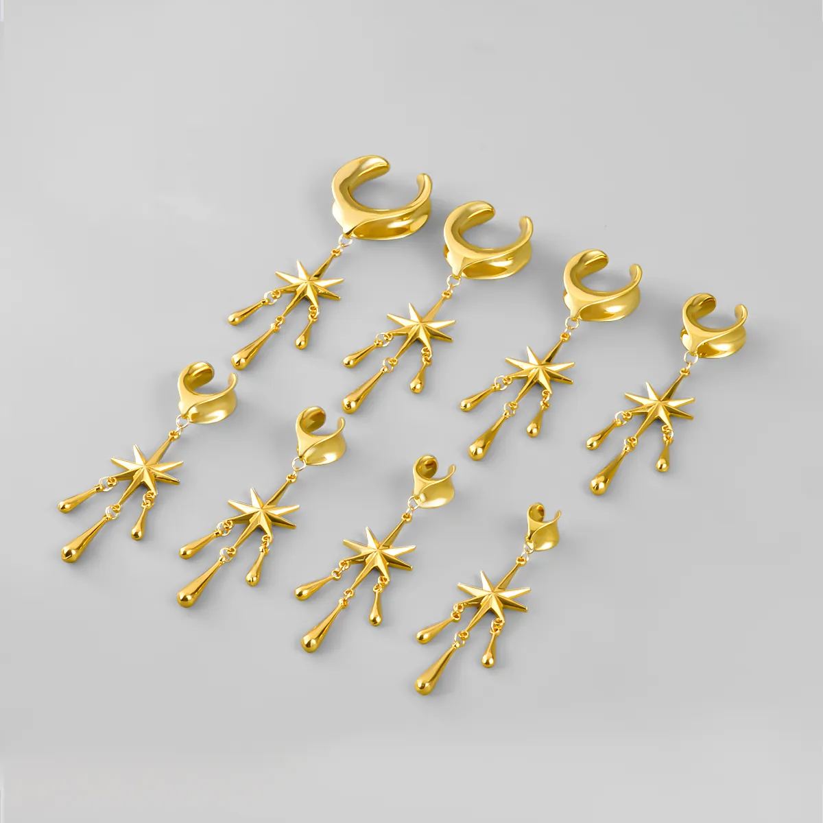 CRESCENT STAR DANGLES