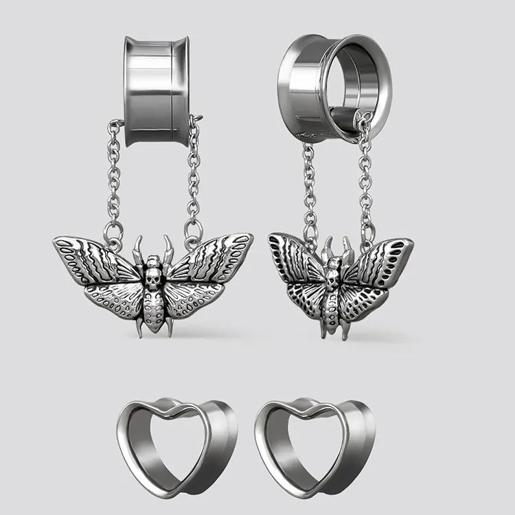 MOTH SKULL DANGLES