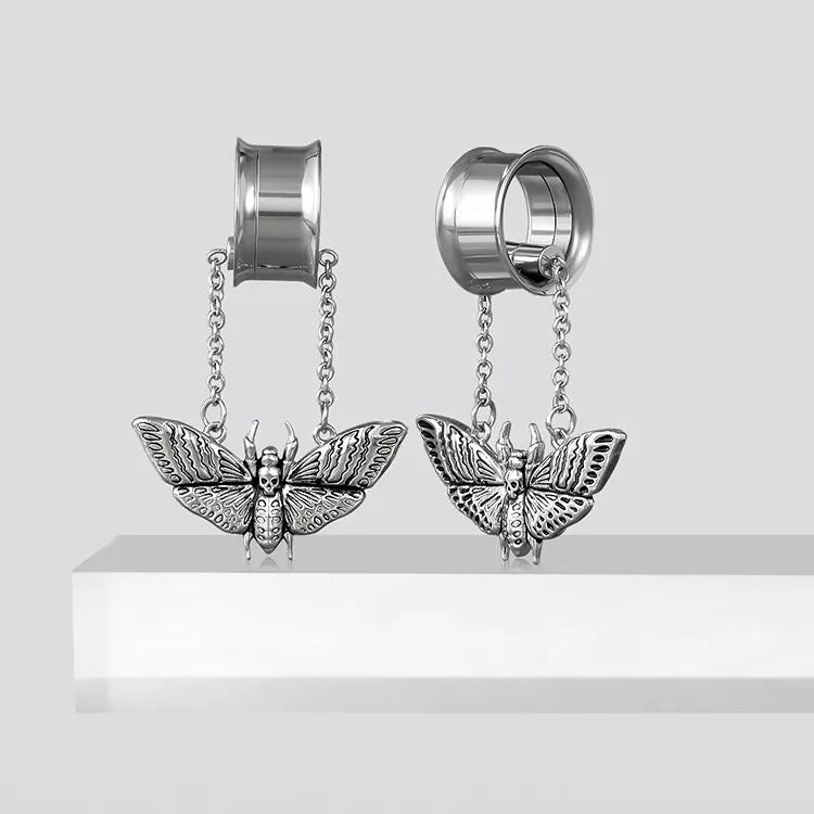 MOTH SKULL DANGLES