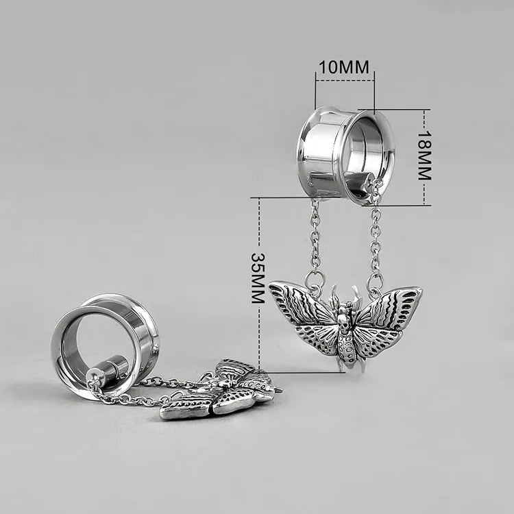 MOTH SKULL DANGLES