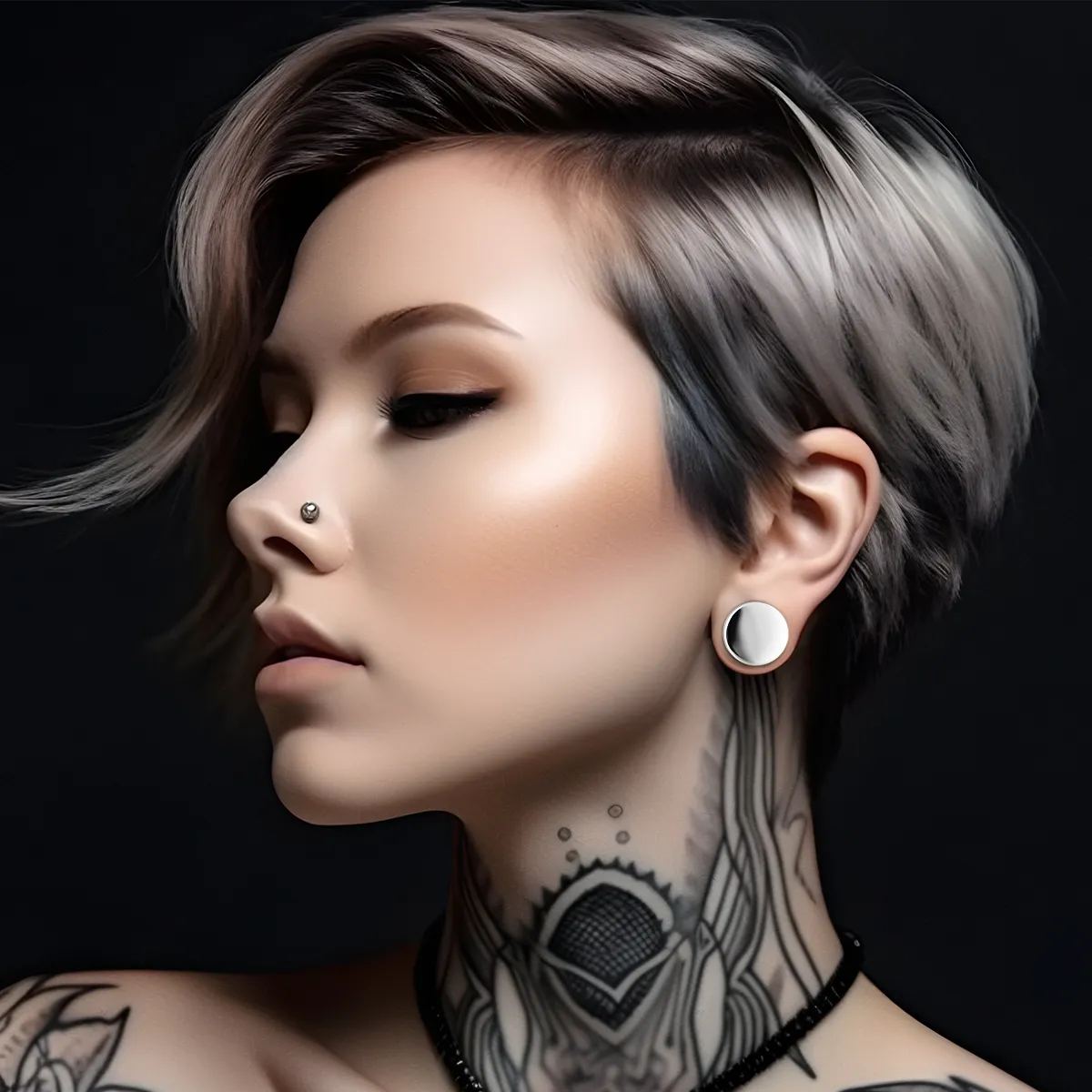 POLISHED MIRROR TITANIUM PLUGS