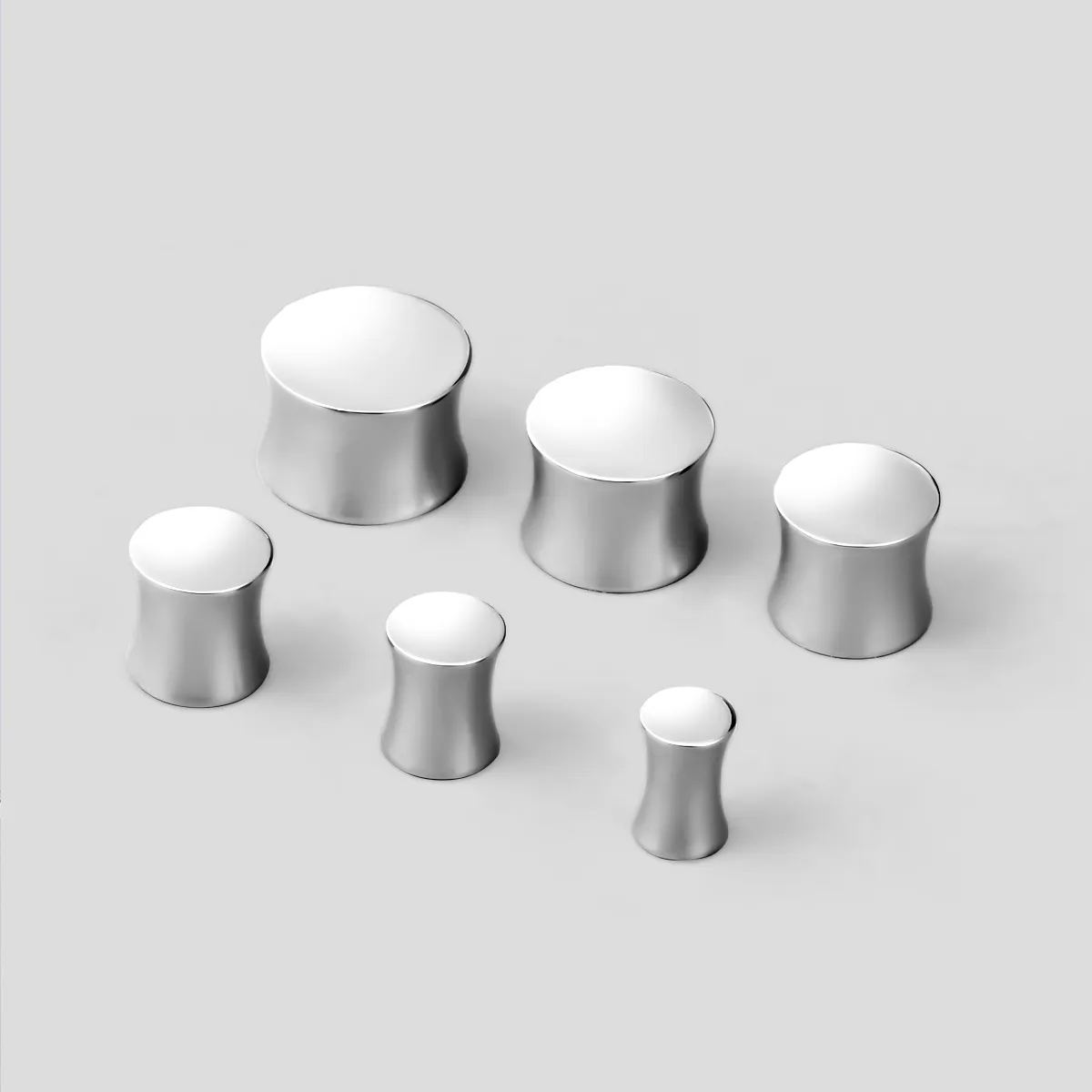 POLISHED MIRROR TITANIUM PLUGS