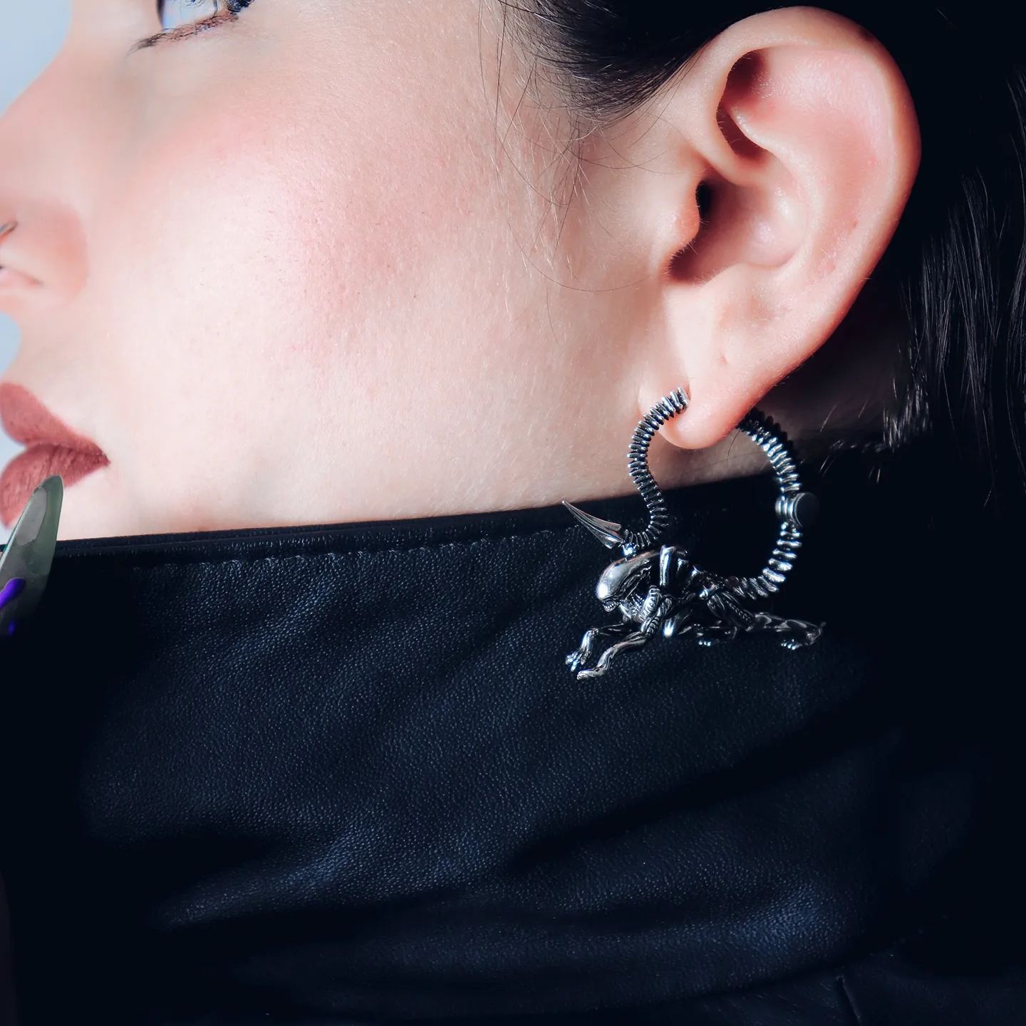 XENOMORPH ALIEN EARRINGS