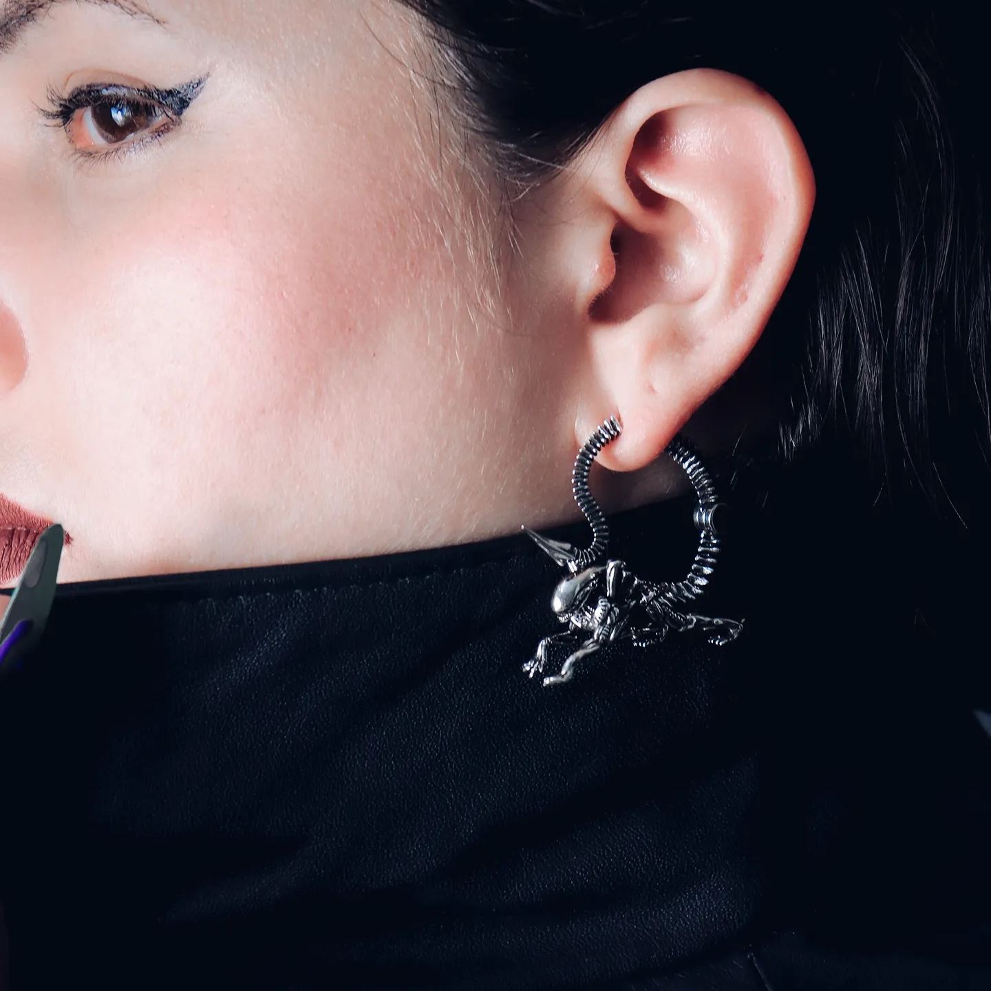 XENOMORPH ALIEN EARRINGS