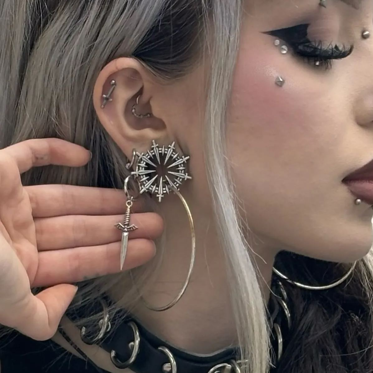 BLADE WING EARRINGS