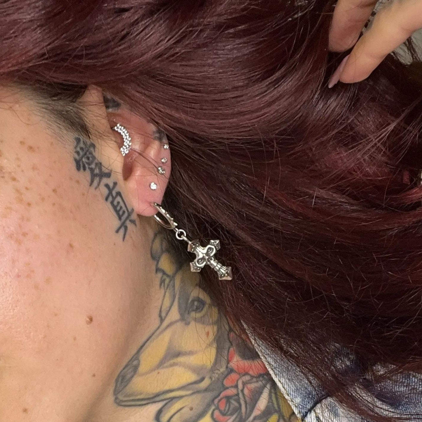 GOTHIC REBIRTH SKULL EARRINGS