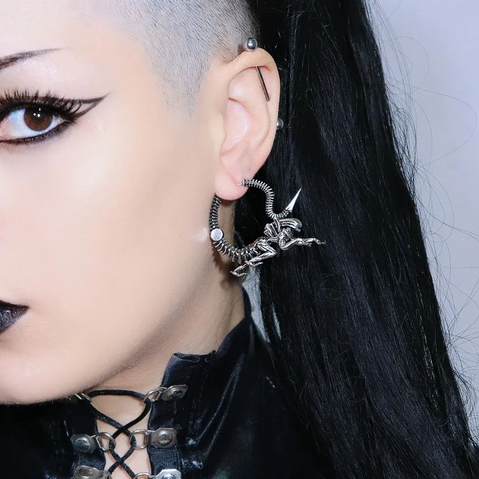 XENOMORPH ALIEN EARRINGS
