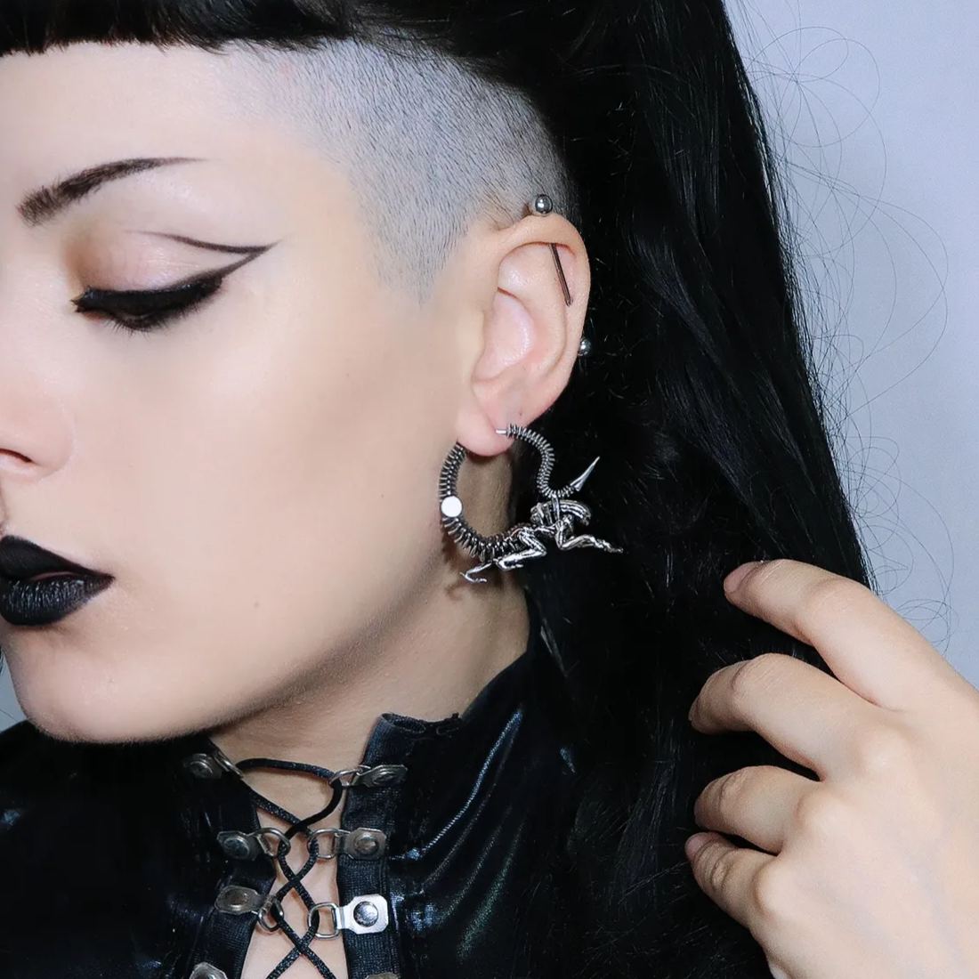 XENOMORPH ALIEN EARRINGS