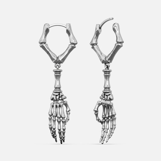 SKELETON HAND EARRINGS
