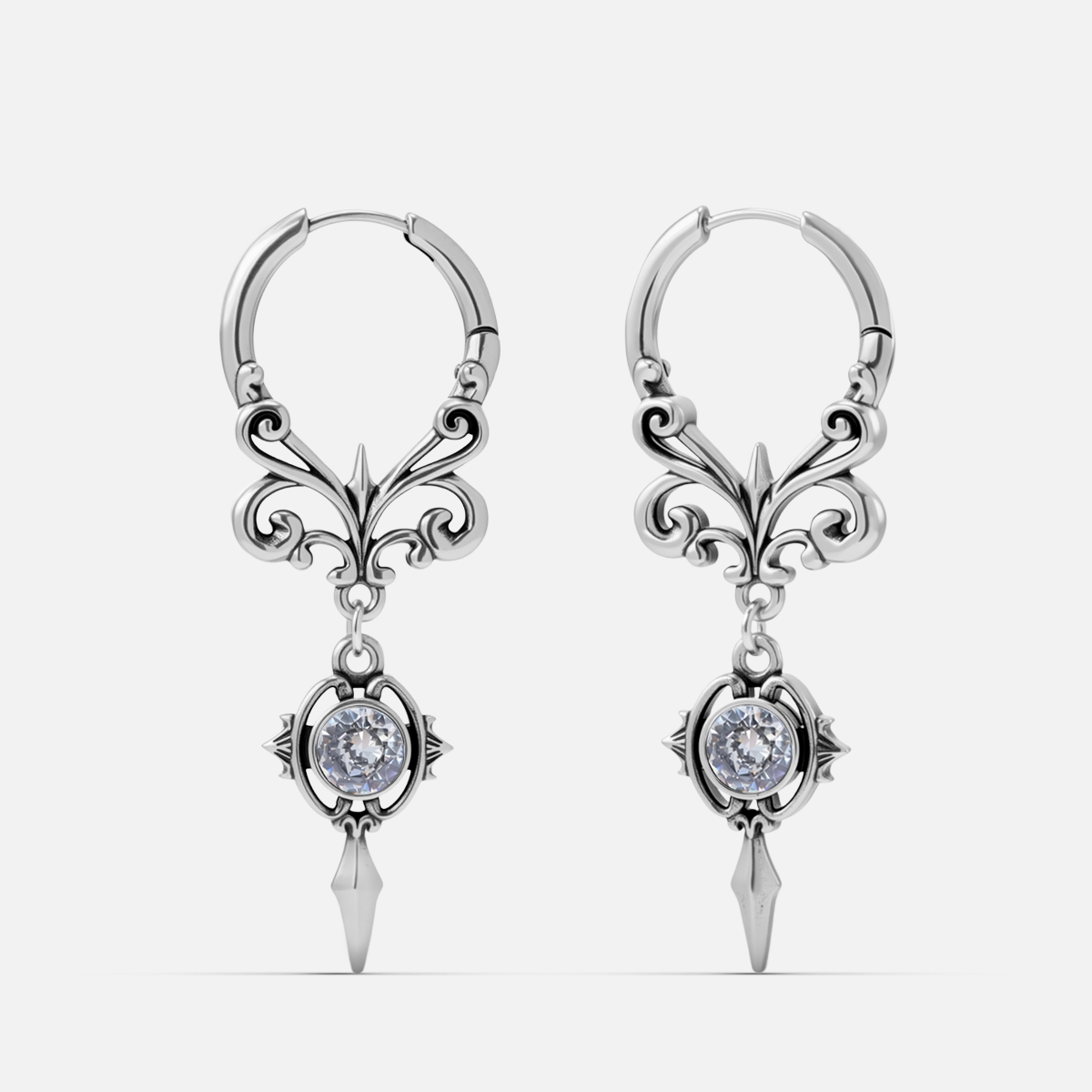 GOTHIC CREST EARRINGS