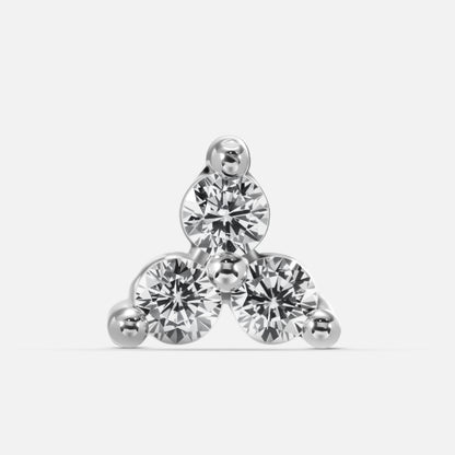 TRIO FLAT BACK STUD