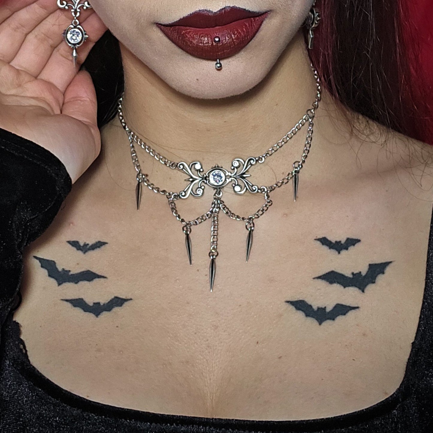 GOTHIC CASCADE NECKLACE