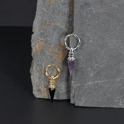 RIVET PRISM EARRINGS