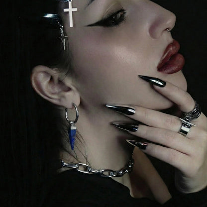 PRISMATISCHE KRISTALL-OHRRINGE