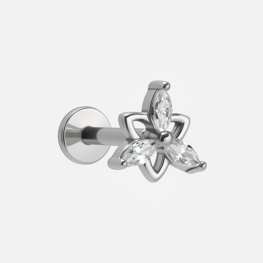 PETAL RADIANCE FLAT BACK STUD
